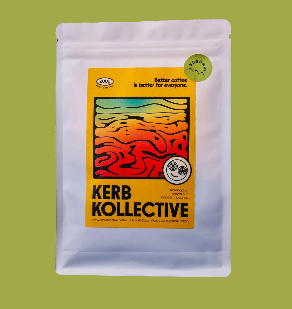 200g bag of Kerb Kollective speciality coffee, Migotil Hill lot 1 from Burundi